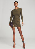 Sonja Dress by retrofête in Army Green, product image 1
