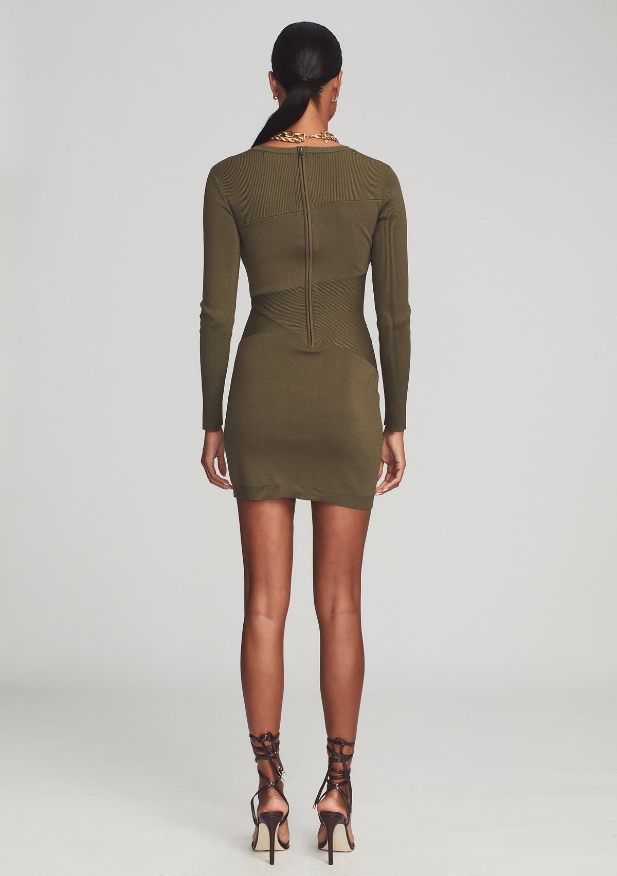 Sonja Dress by retrofête in Army Green, product image 4