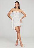 Omer Sequin Dress by retrofête in White, product image 1