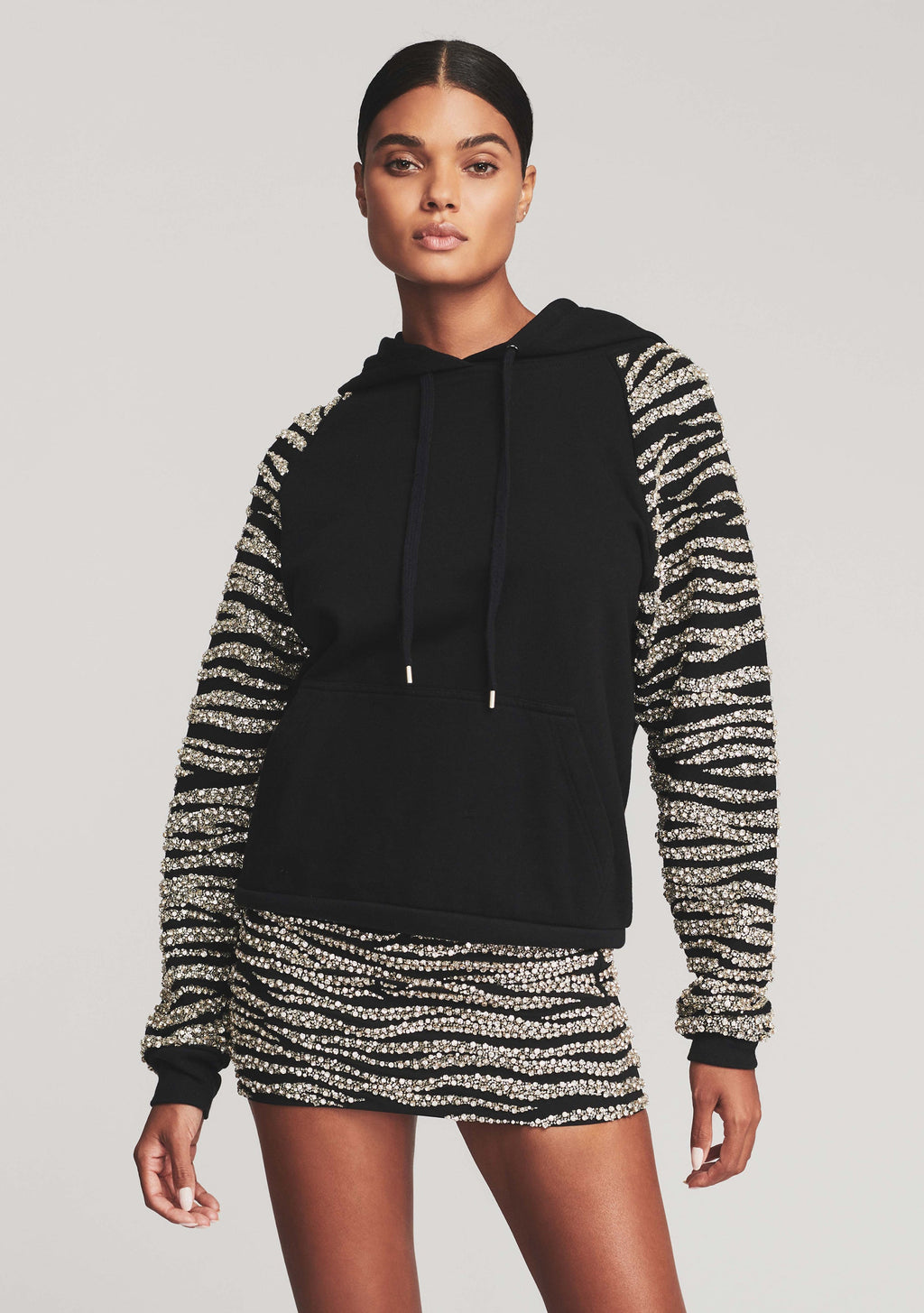 Isa Hoodie by retrofête in Crystal Black, product image 1