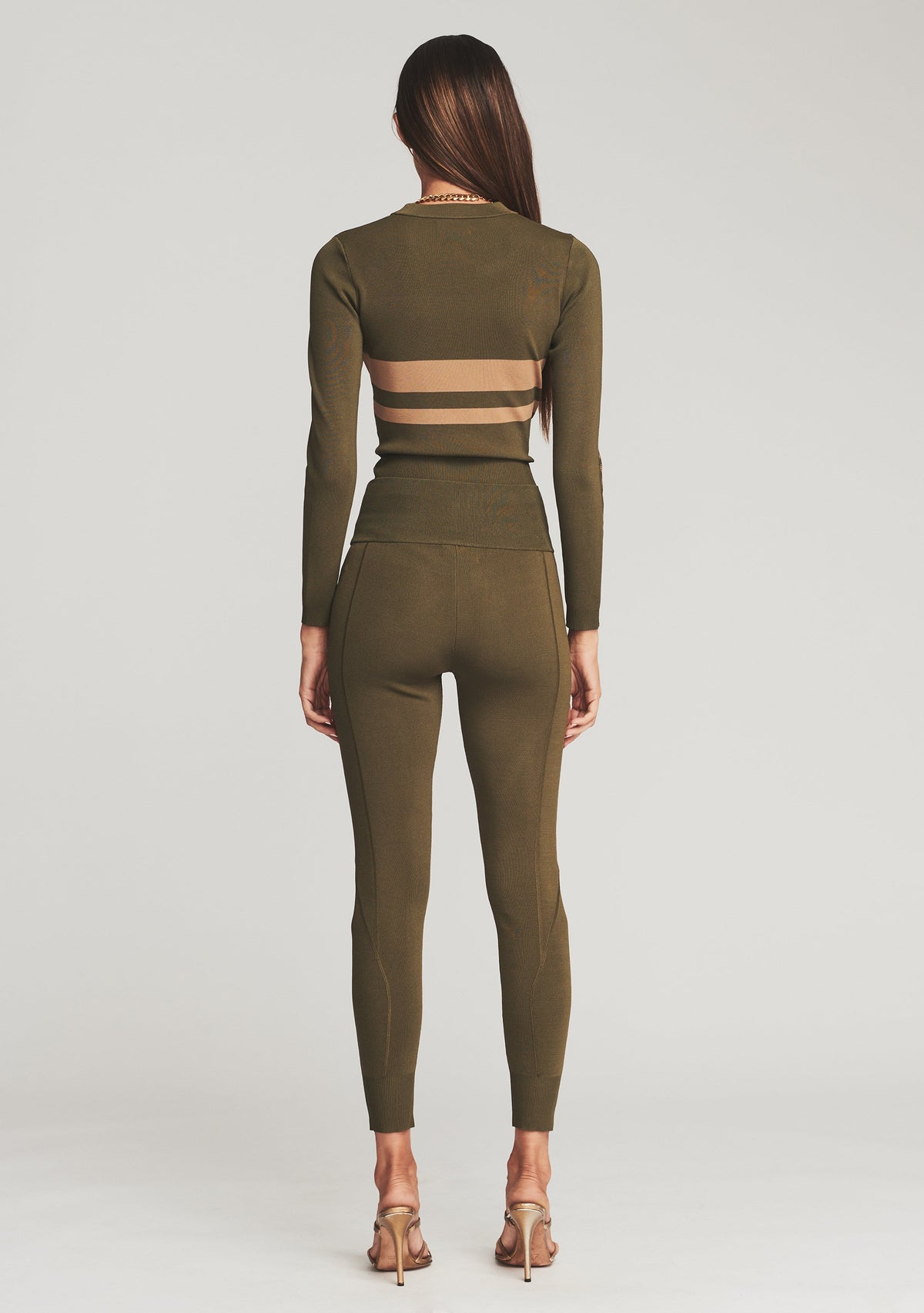 Portia Sweater by retrofête in Army Green, product image 4