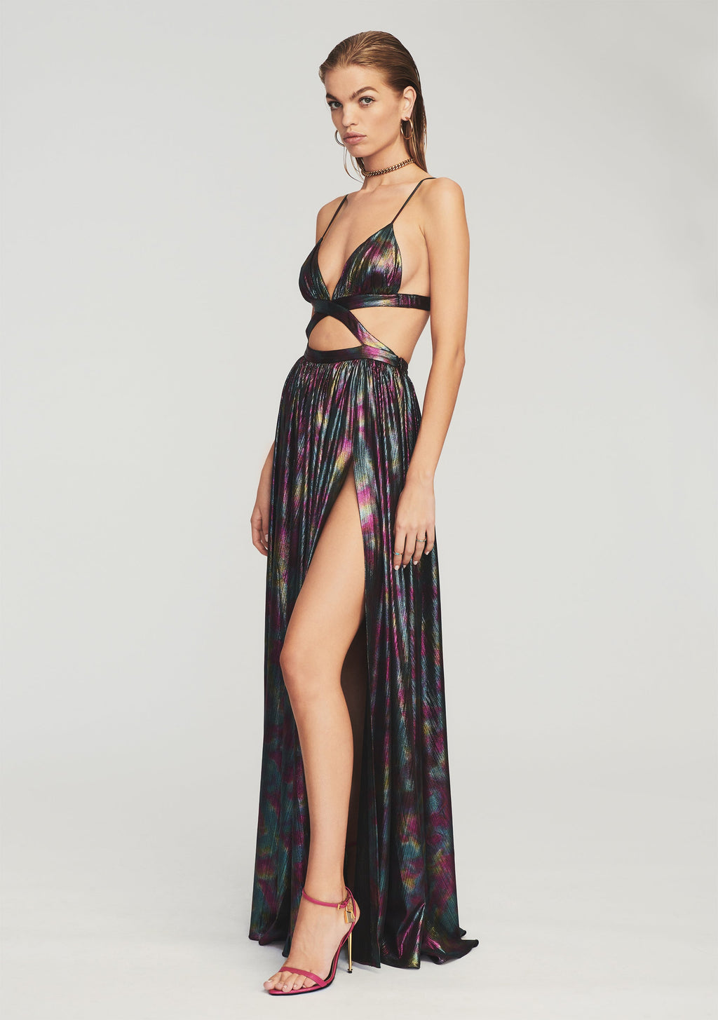 Jett Dress by retrofête in Midnight Iridescent, product image 3