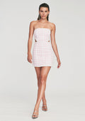 Betheny Dress by retrofête in Pink/White, product image 1