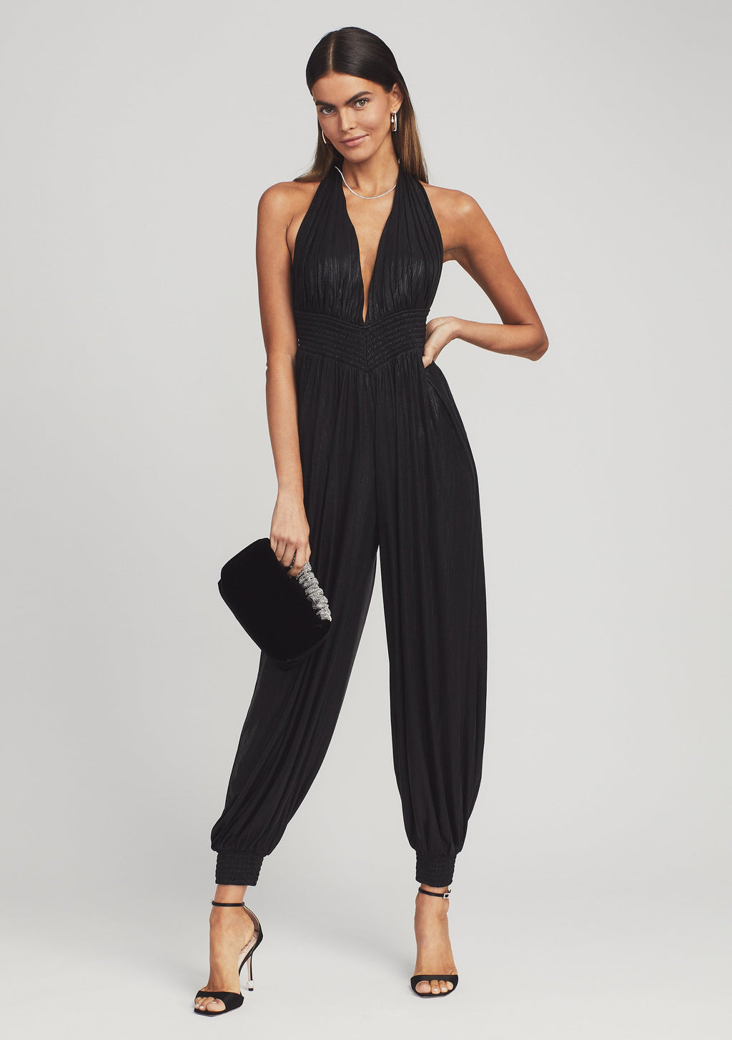 Rada Jumpsuit by retrofête in Black, product image 2