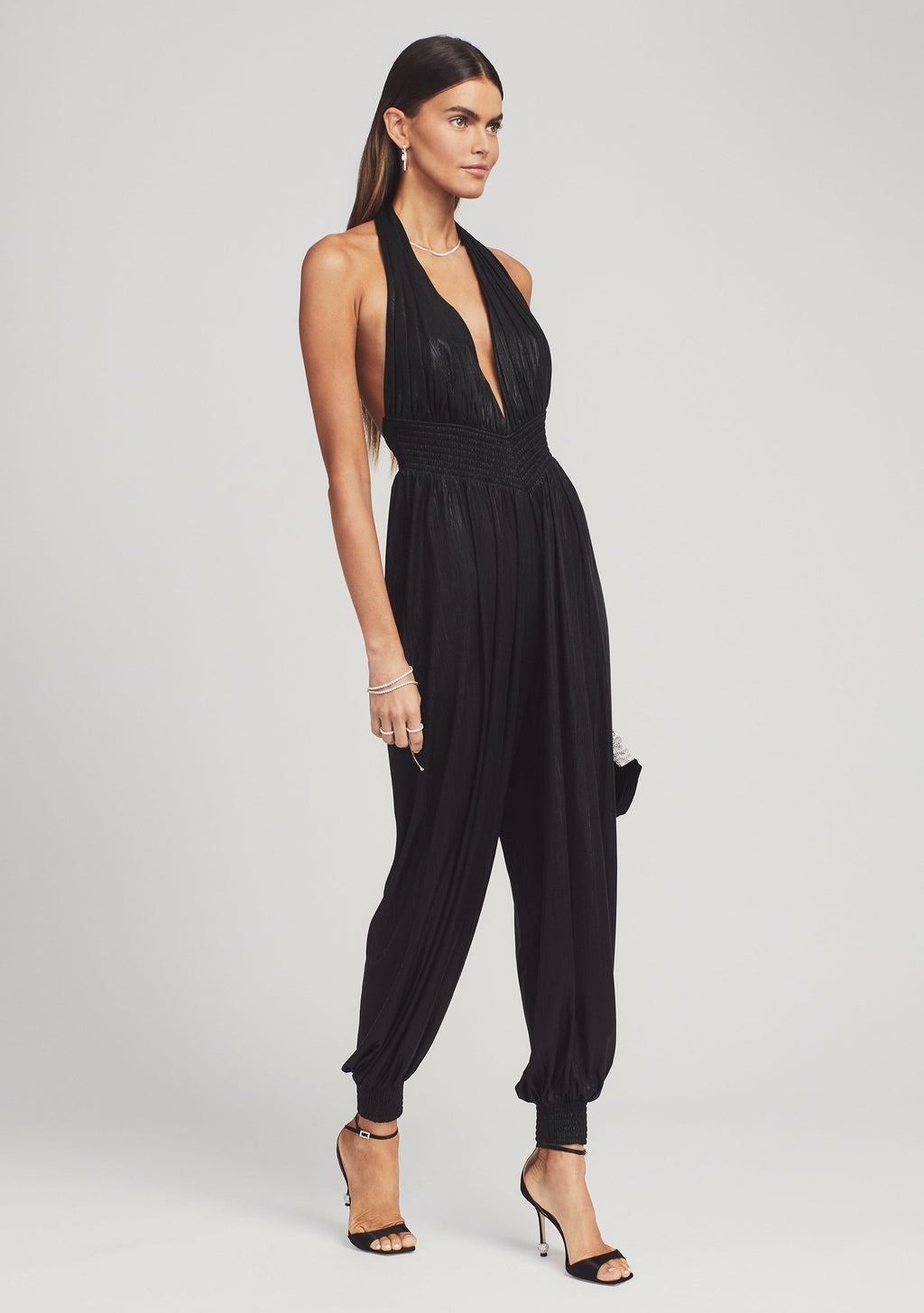 Rada Jumpsuit by retrofête in Black, product image 3