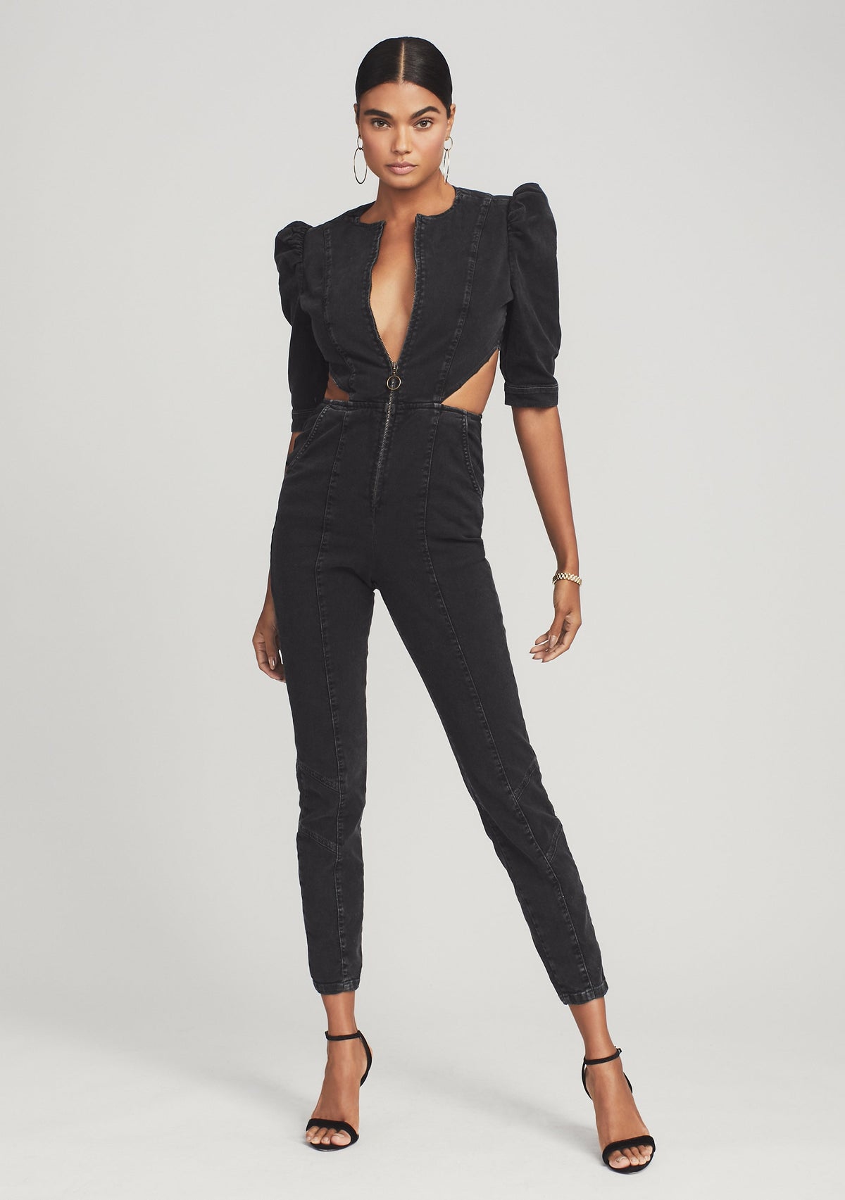 Kiara Jumpsuit by retrofête in Jet Black, product image 1
