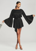 Ophelia Silk Dress by retrofête in Black, product image 1