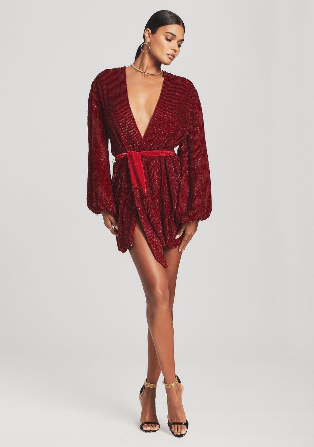 Gabrielle Robe by retrofête in Ruby, product image 5