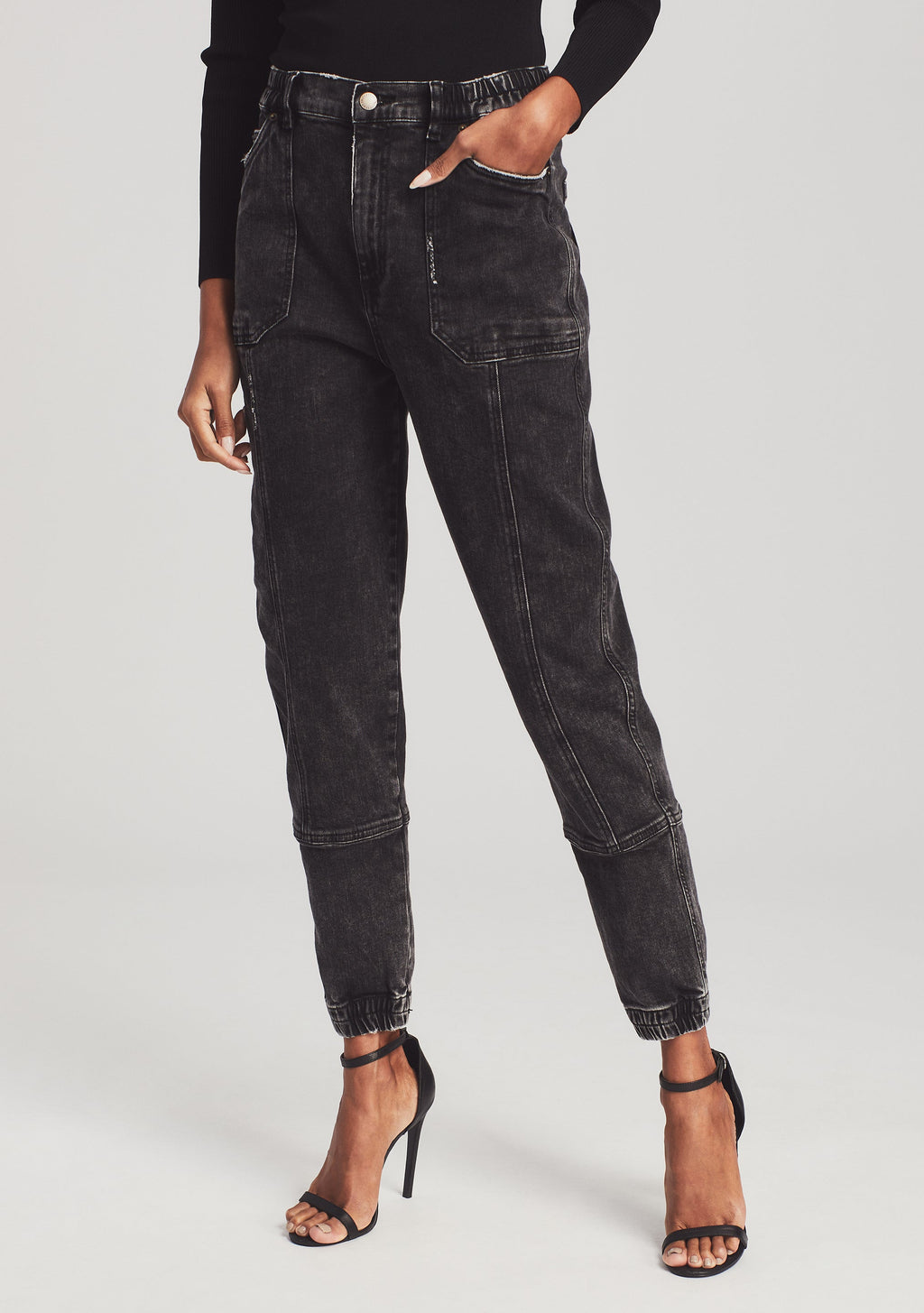 Carter Pant by retrofête in Onyx, product image 1