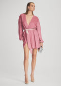 Gabrielle Sequin Robe by retrofête in Light Pink, product image 1
