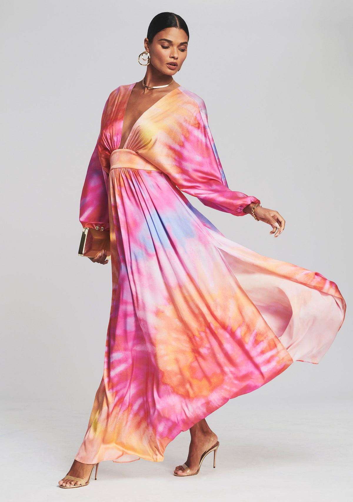 Lila Dress by retrofête in Sunset, product image 2