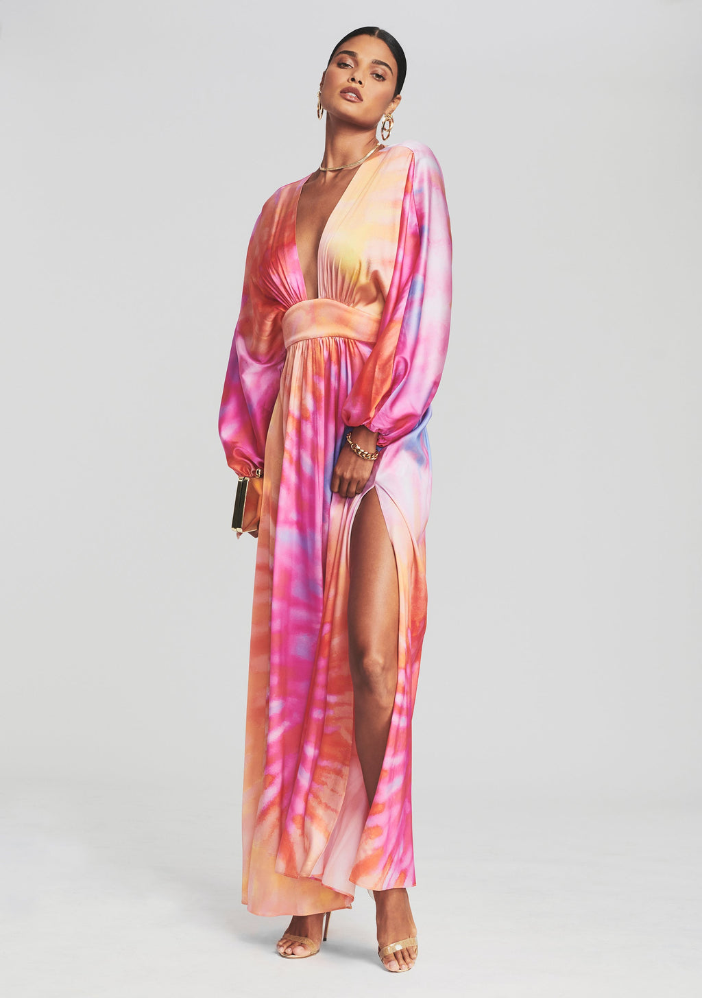 Lila Dress by retrofête in Sunset, product image 1