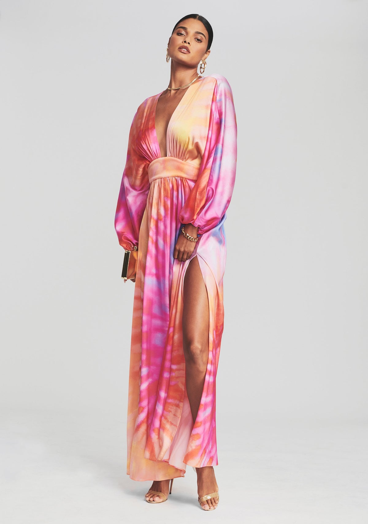 Lila Dress by retrofête in Sunset, product image 1