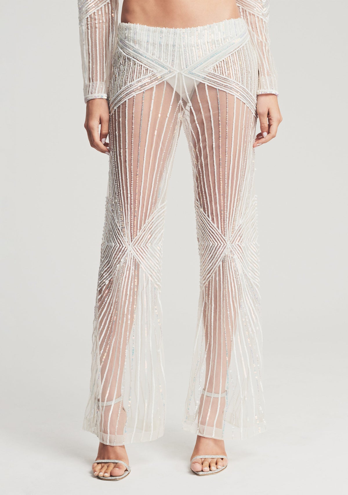 Jocelyn Pant by retrofête in Geo White, product image 1