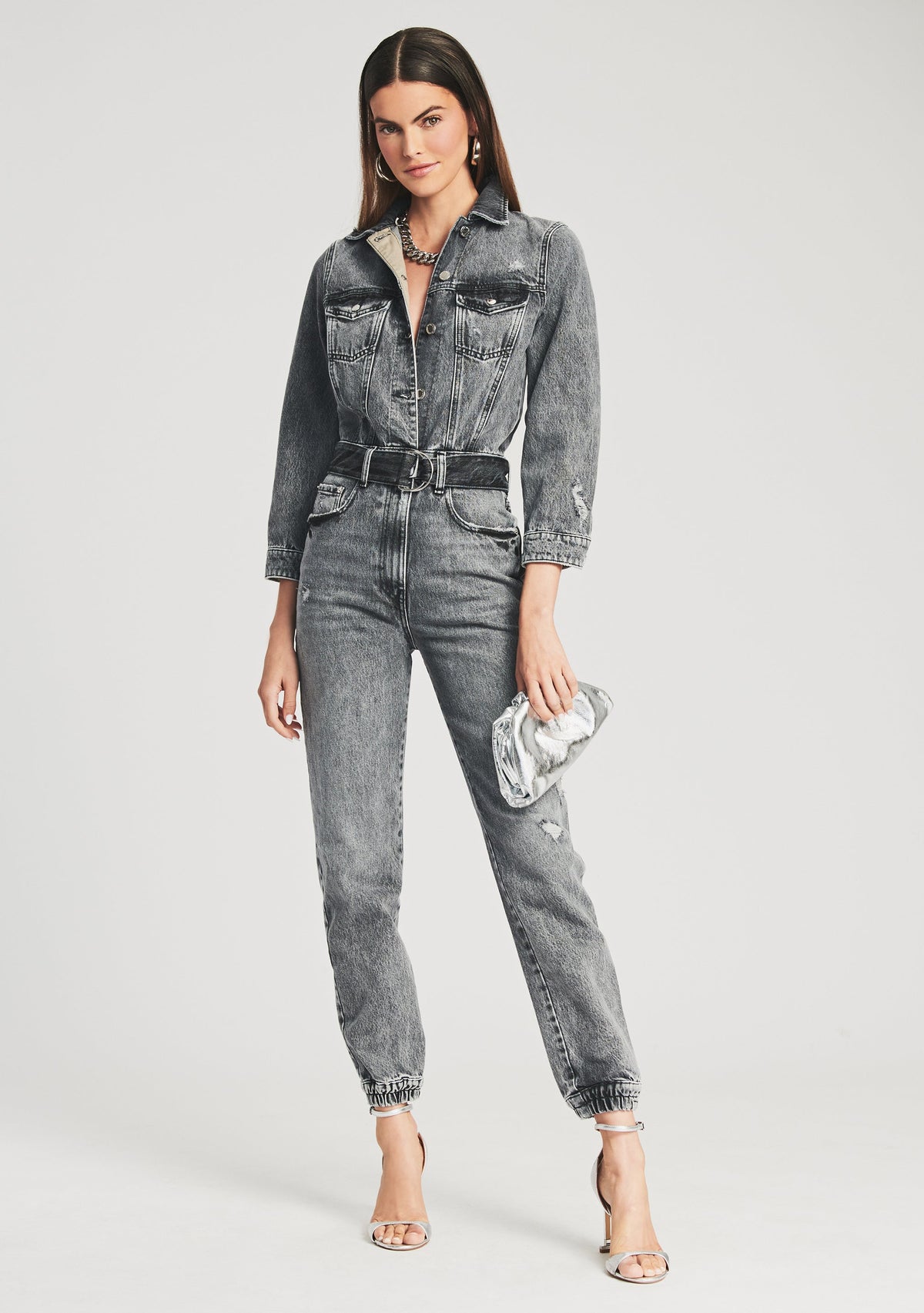 Renee Jumpsuit by retrofête in Slate Grey, product image 1