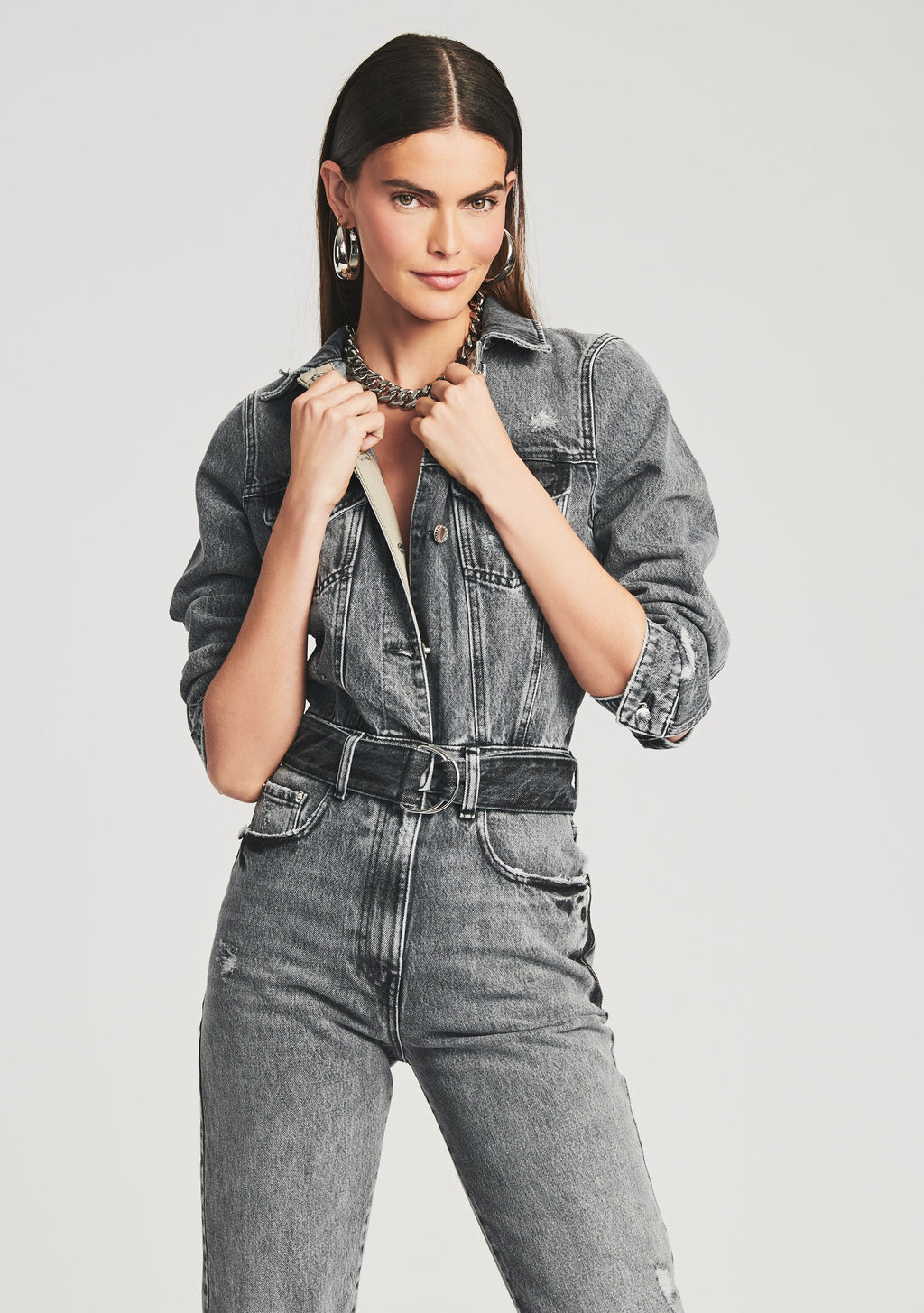 Renee Jumpsuit by retrofête in Slate Grey, product image 5