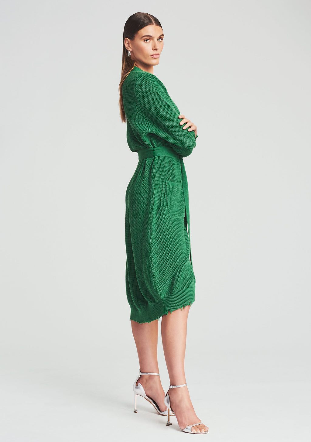 Amanda Sweater by SEROYA in Amazon Green, product image 4