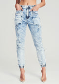 Myla Pant by retrofête in Light Blue Acid, product image 1