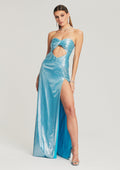 Soleil Dress by retrofête in Aqua, product image 1
