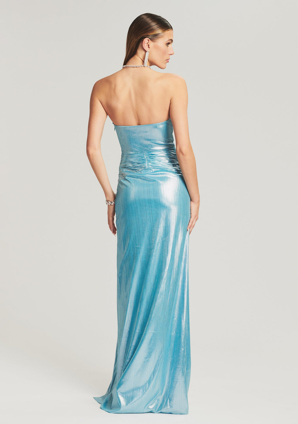 Soleil Dress by retrofête in Aqua, product image 4