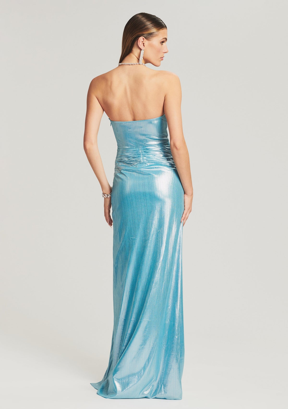 Soleil Dress by retrofête in Aqua, product image 4