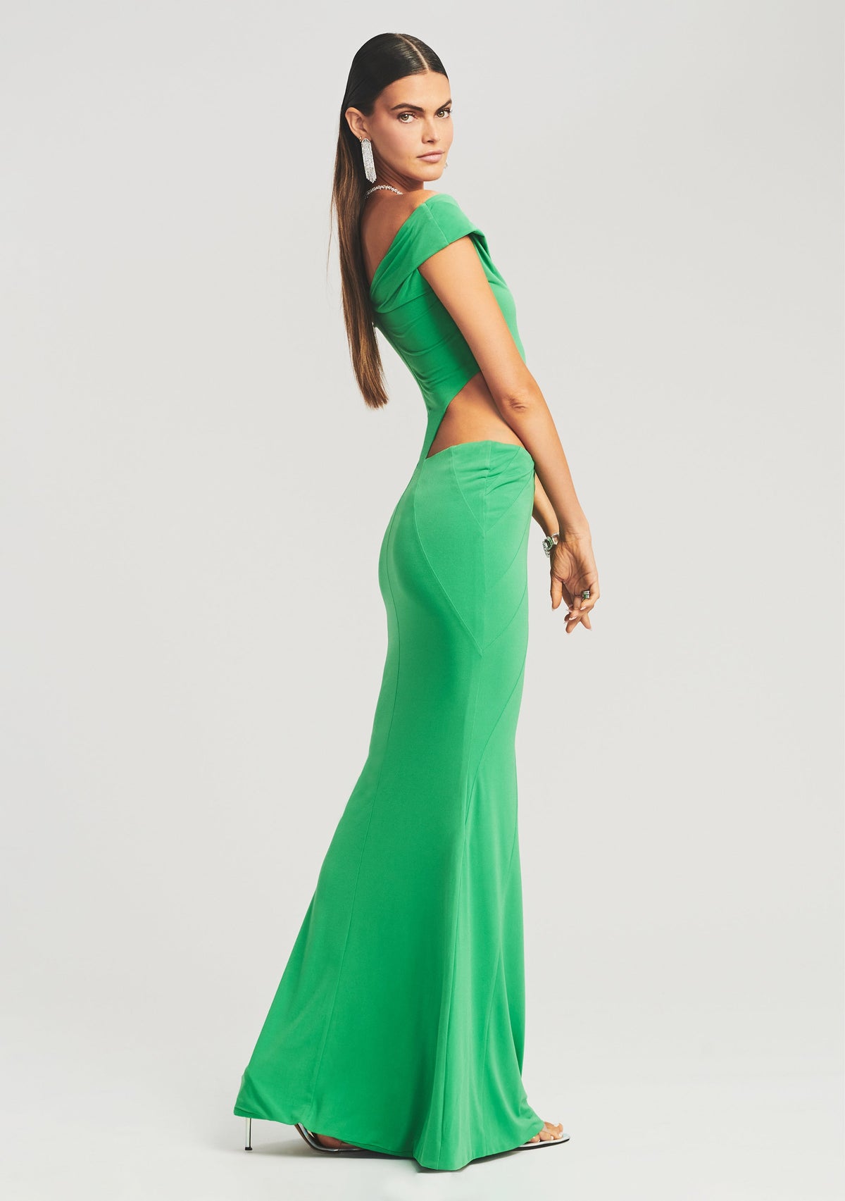 Giada Dress by retrofête in Green, product image 3