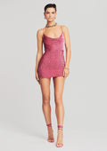 Jill Sequin Dress by retrofête in Pastel Pink, product image 1
