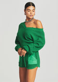 Syd Sweater by SEROYA in Amazon Green, product image 1