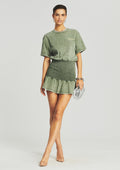 Miranda T-Shirt Dress by SEROYA in Vintage Green, product image 1
