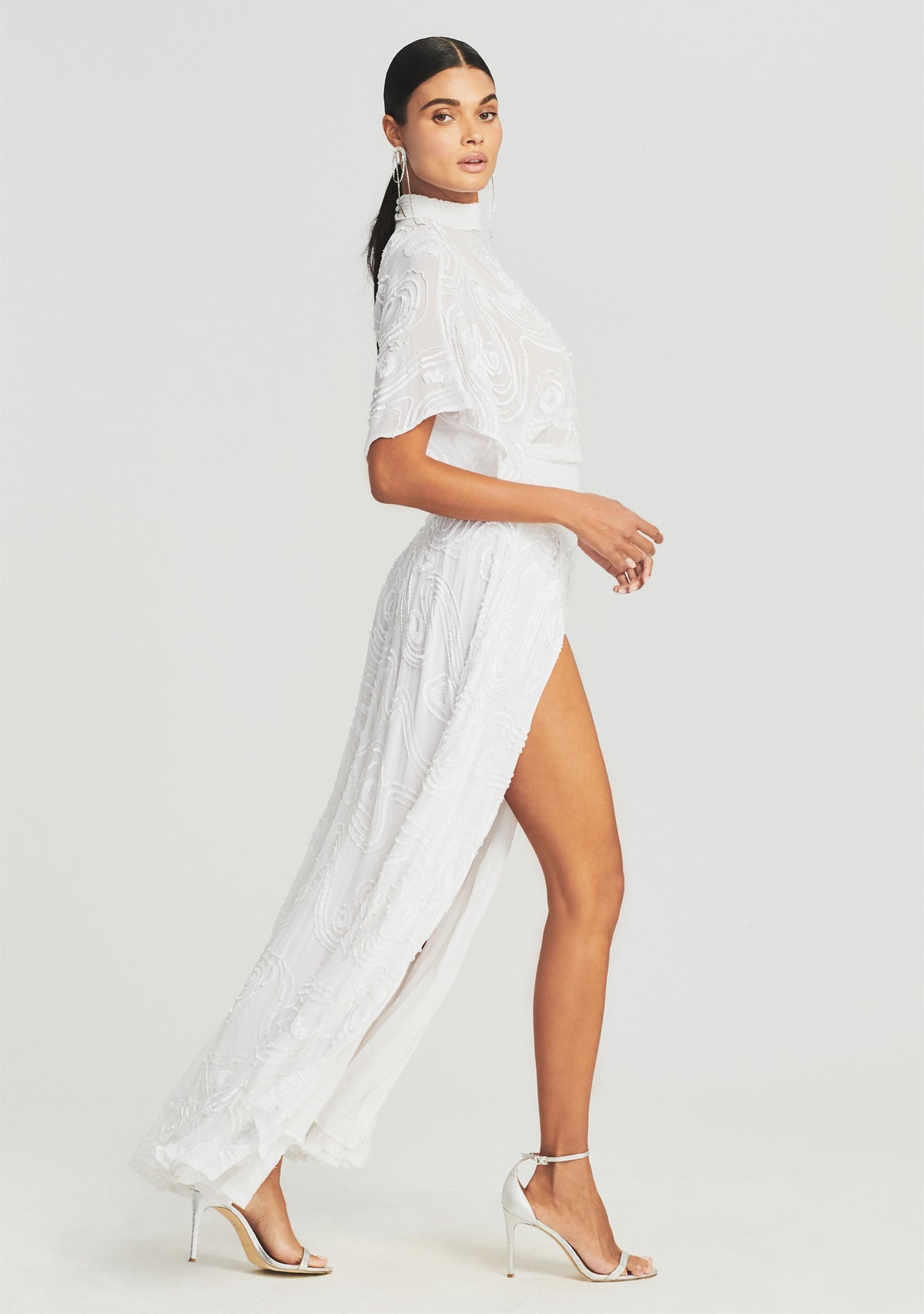 Chloe Dress by retrofête in White, product image 3