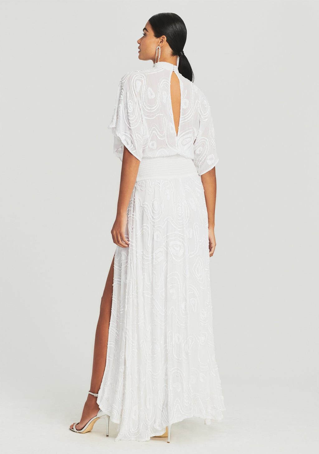 Chloe Dress by retrofête in White, product image 4