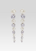 Quinn Earring by retrofête in Ivory/Silver, product image 1