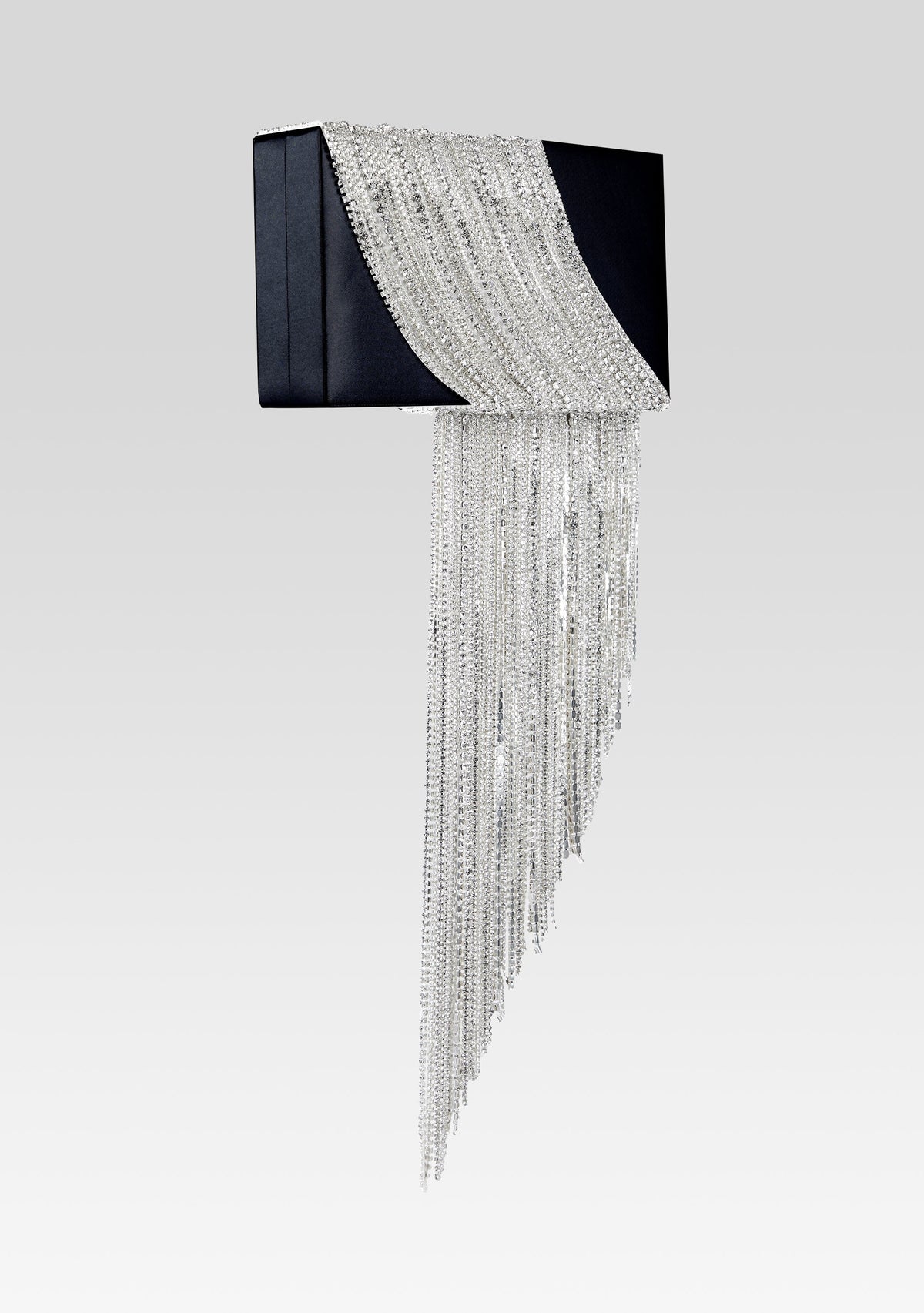 Adley Crystal Bag by retrofête in Black/Silver, product image 4