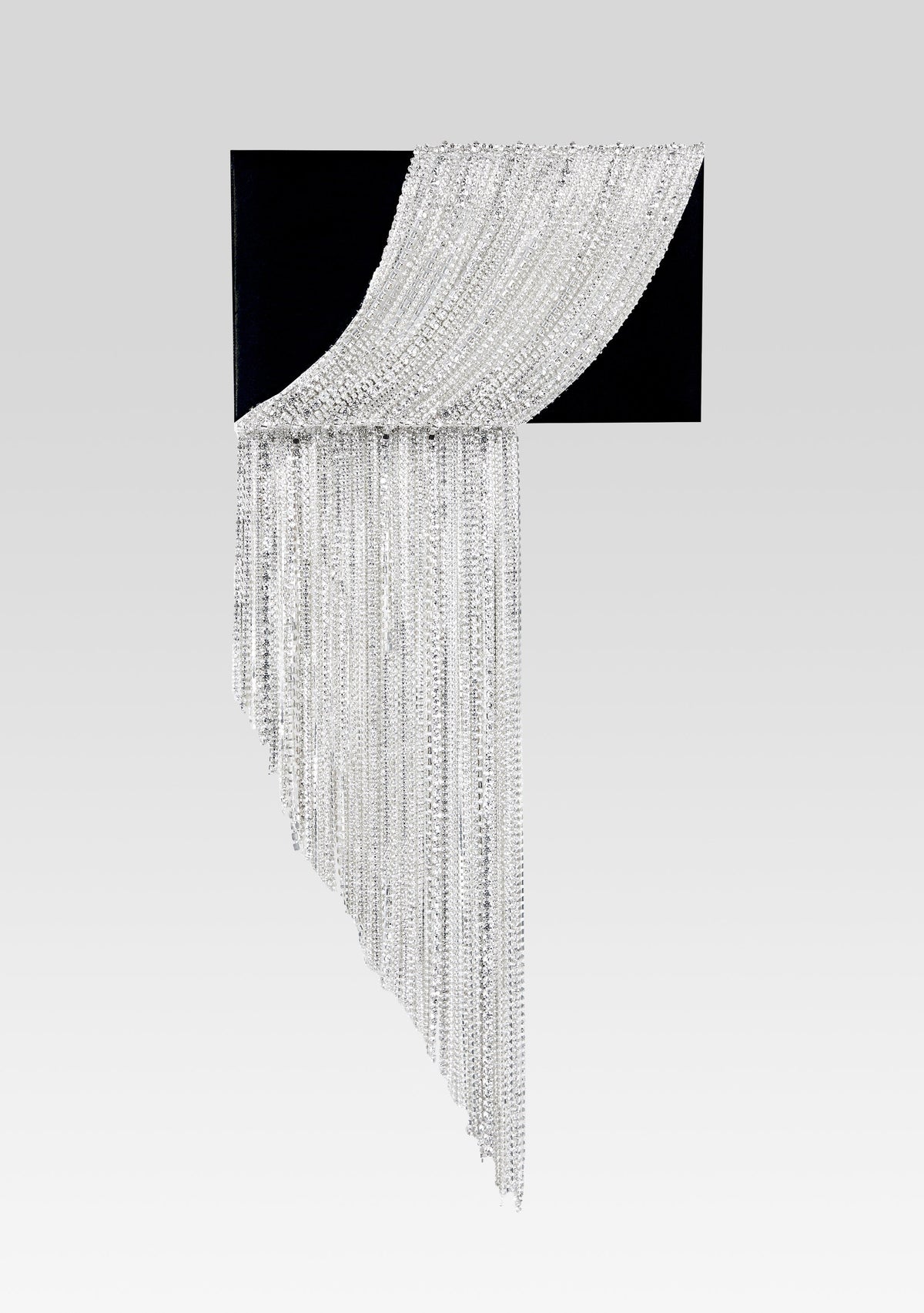 Adley Crystal Bag by retrofête in Black/Silver, product image 1