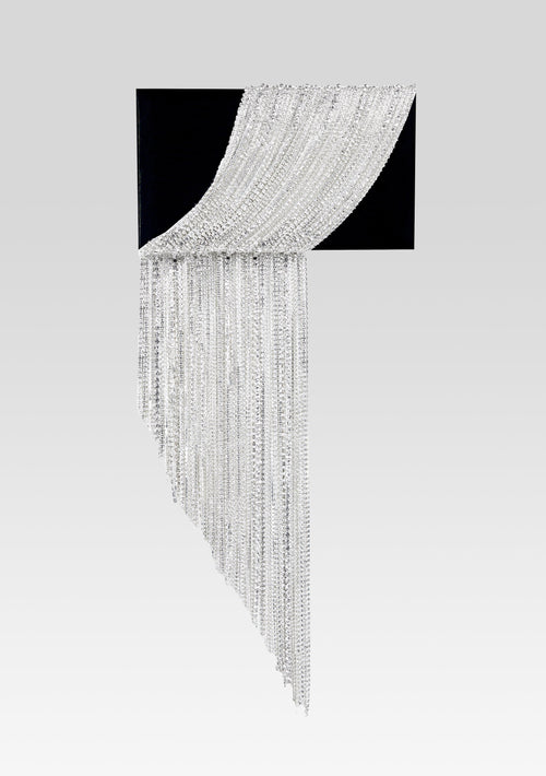 Adley Crystal Bag by retrofête in Black/Silver, product image 1