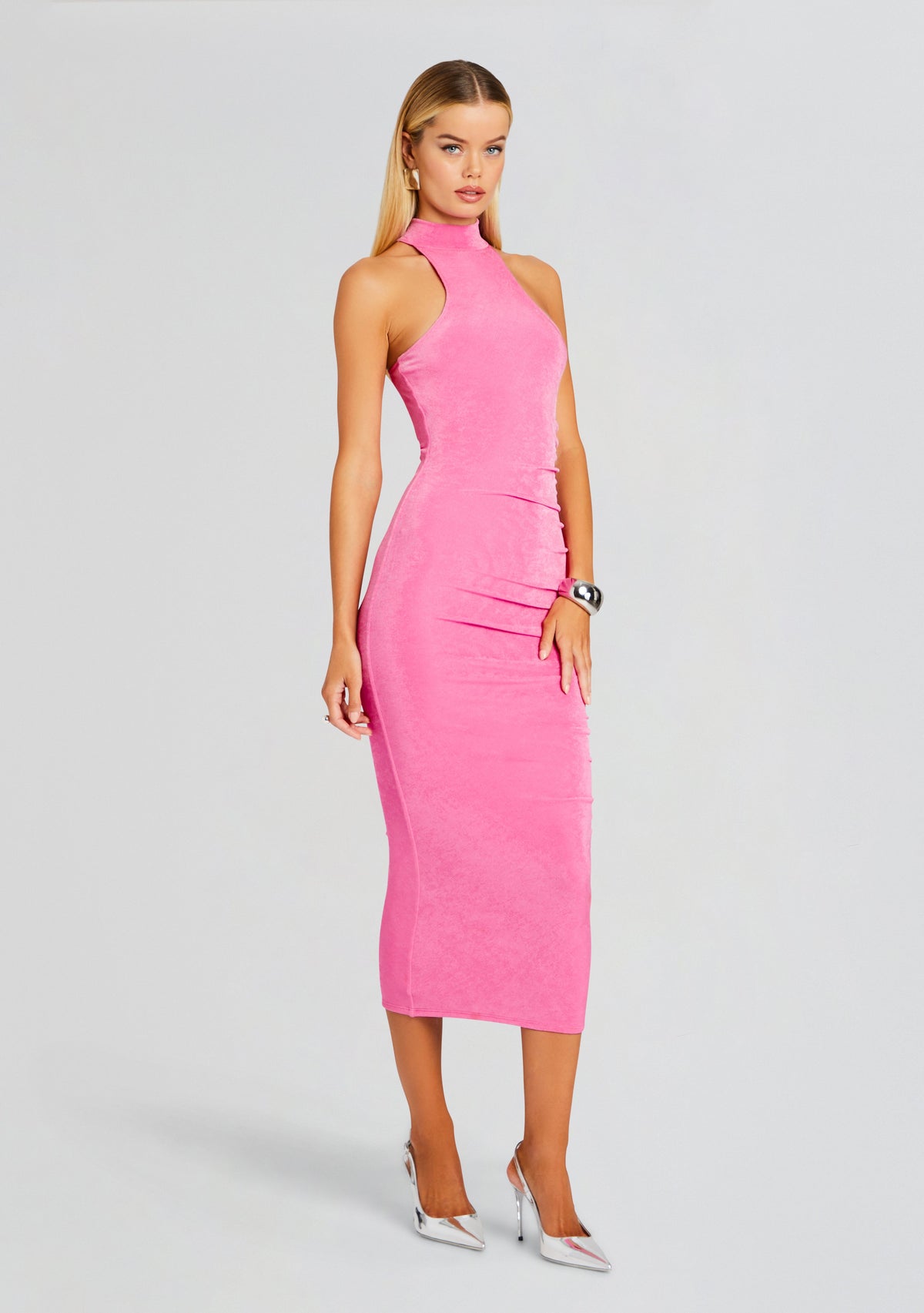 Delta Dress by SEROYA in Malibu Pink, product image 3