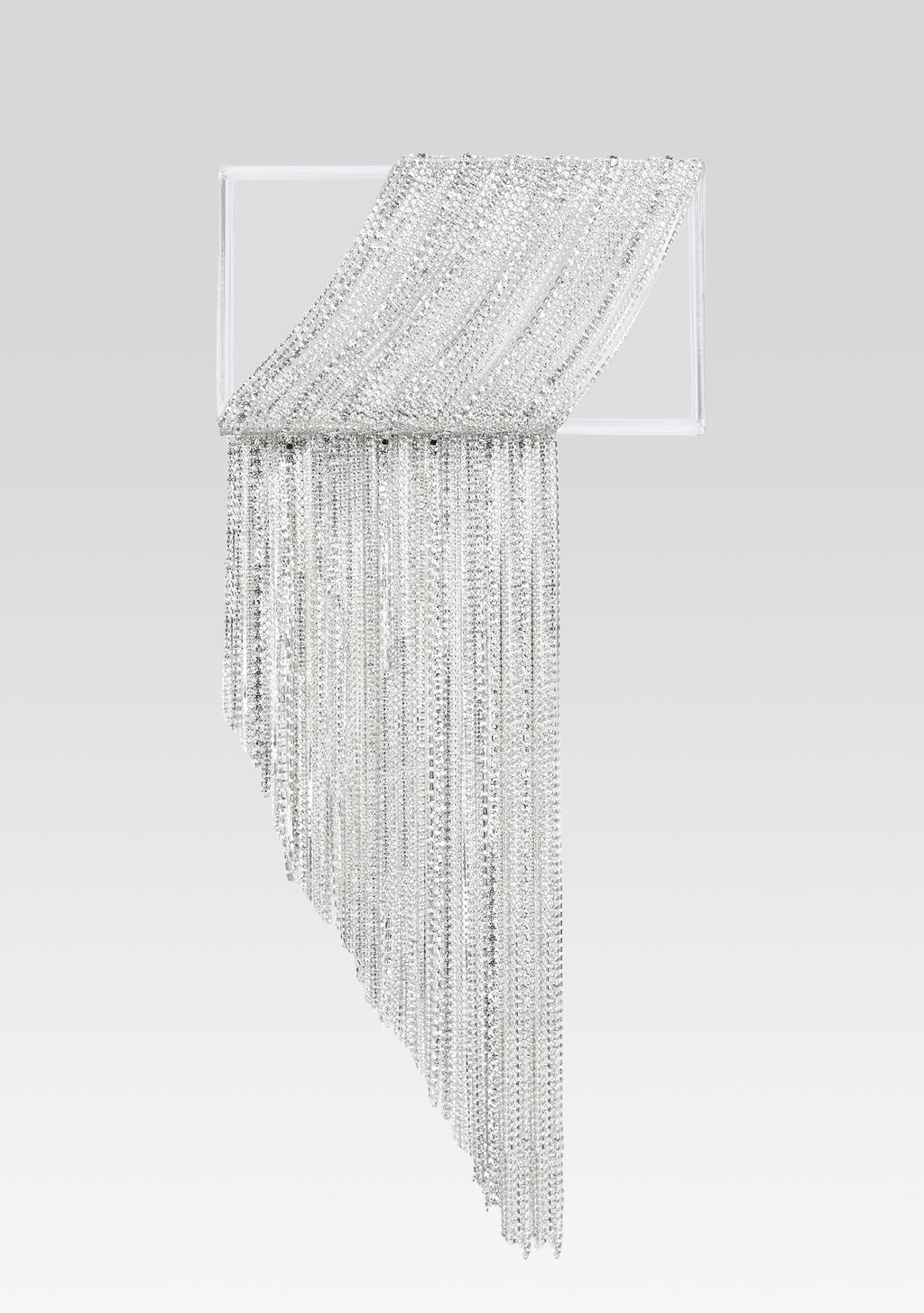 Adley Crystal Bag by retrofête in Clear/Silver, product image 1