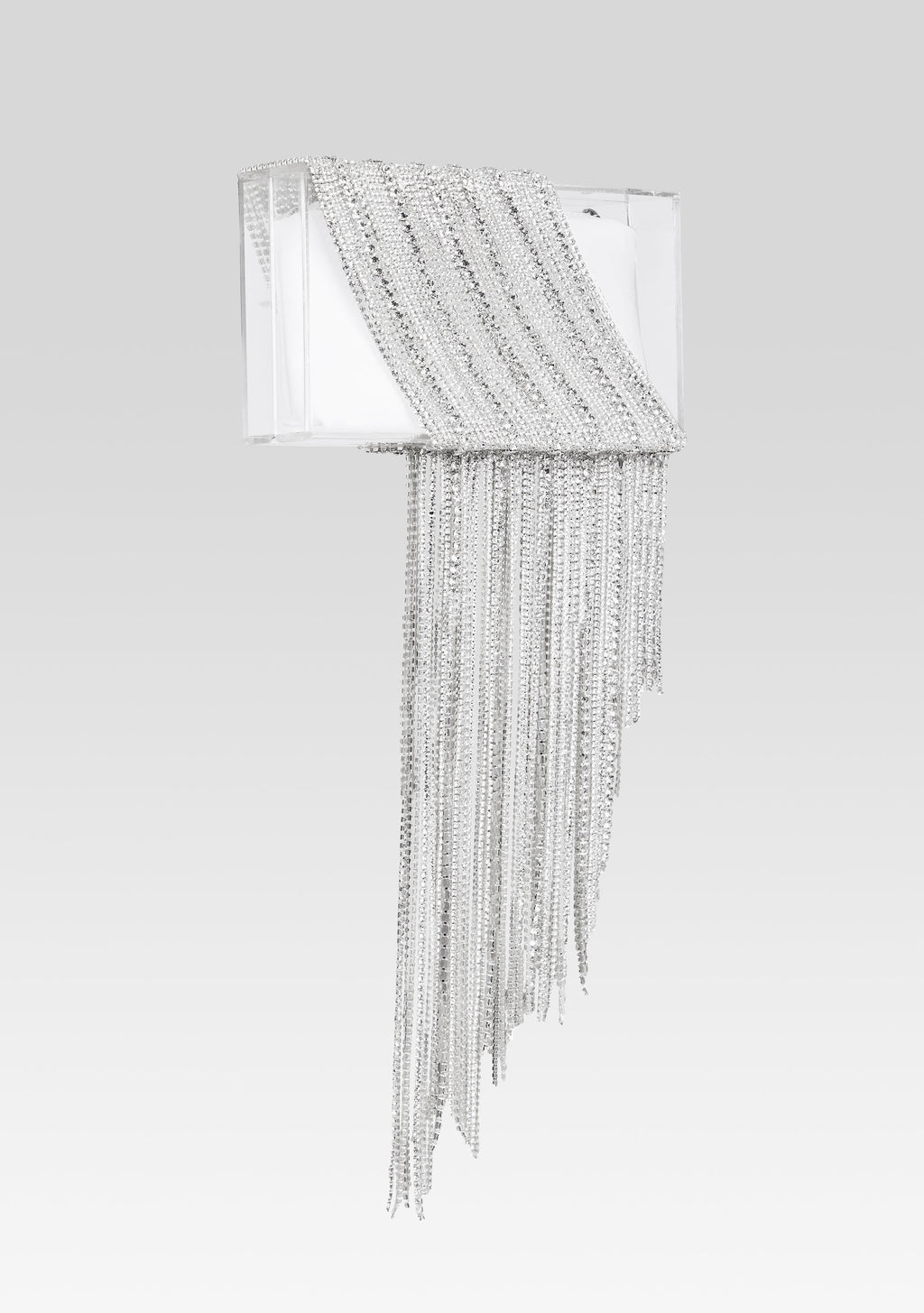 Adley Crystal Bag by retrofête in Clear/Silver, product image 3