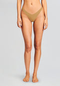 Tiny Thong by Commando in Caramel, product image 1