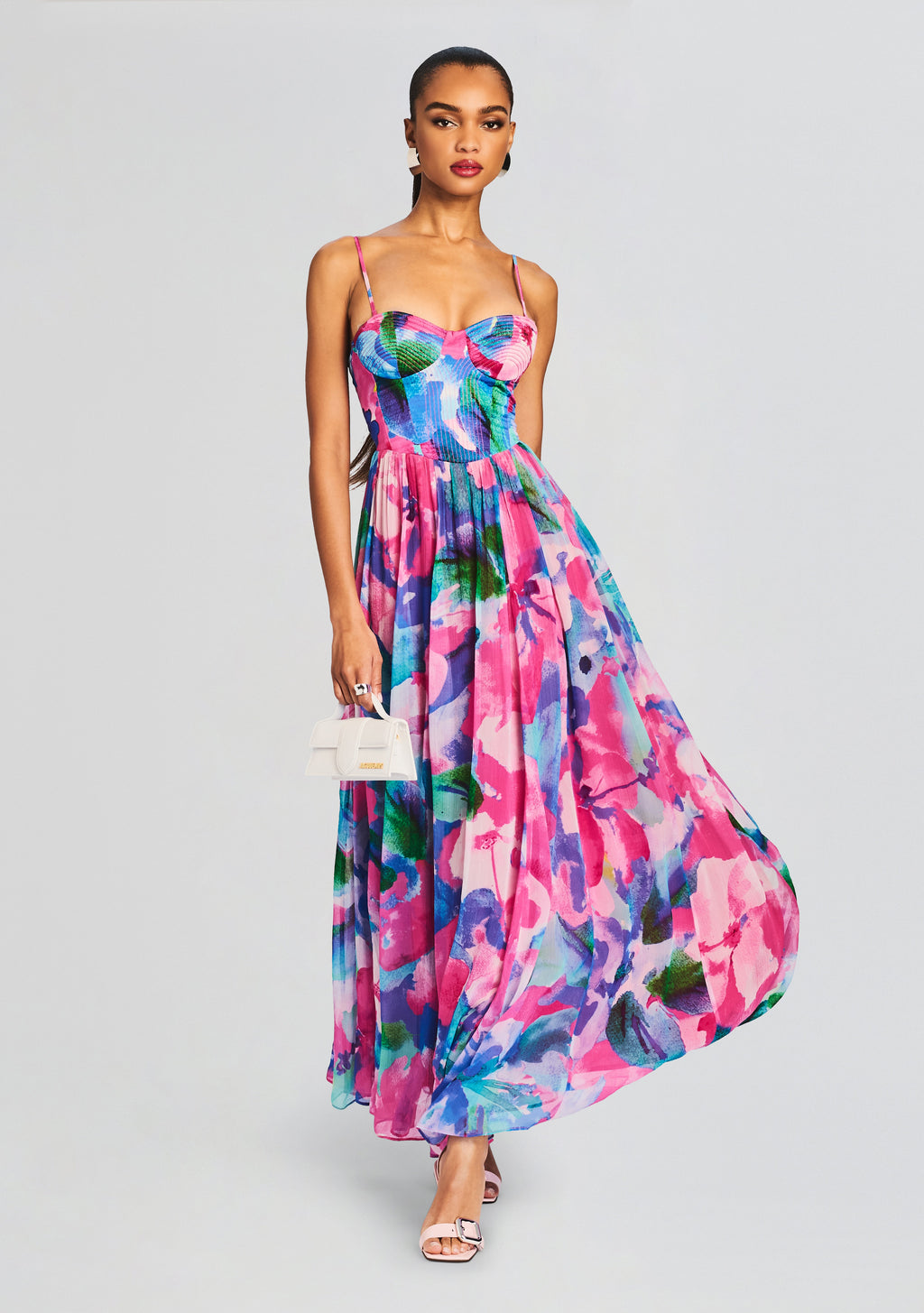 Vesa Corset Long Dress by Hemant & Nandita in Multicolor, product image 5