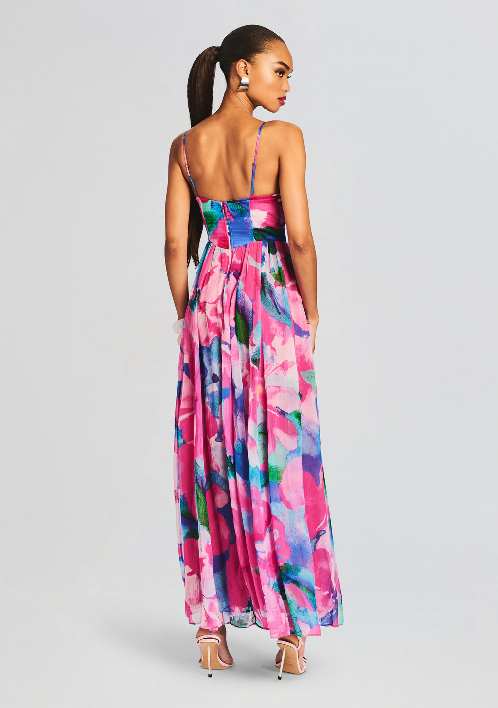 Vesa Corset Long Dress by Hemant & Nandita in Multicolor, product image 4