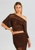 Tahiti Crochet Shirt by SEROYA in Coconut, product image 1