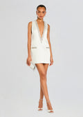 Nancie Embellished Dress by retrofête in White, product image 1