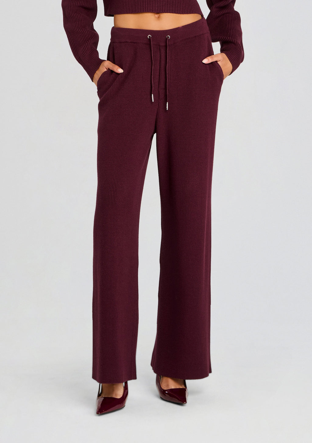 Camila Sweatpant by SEROYA in Merlot, product image 1