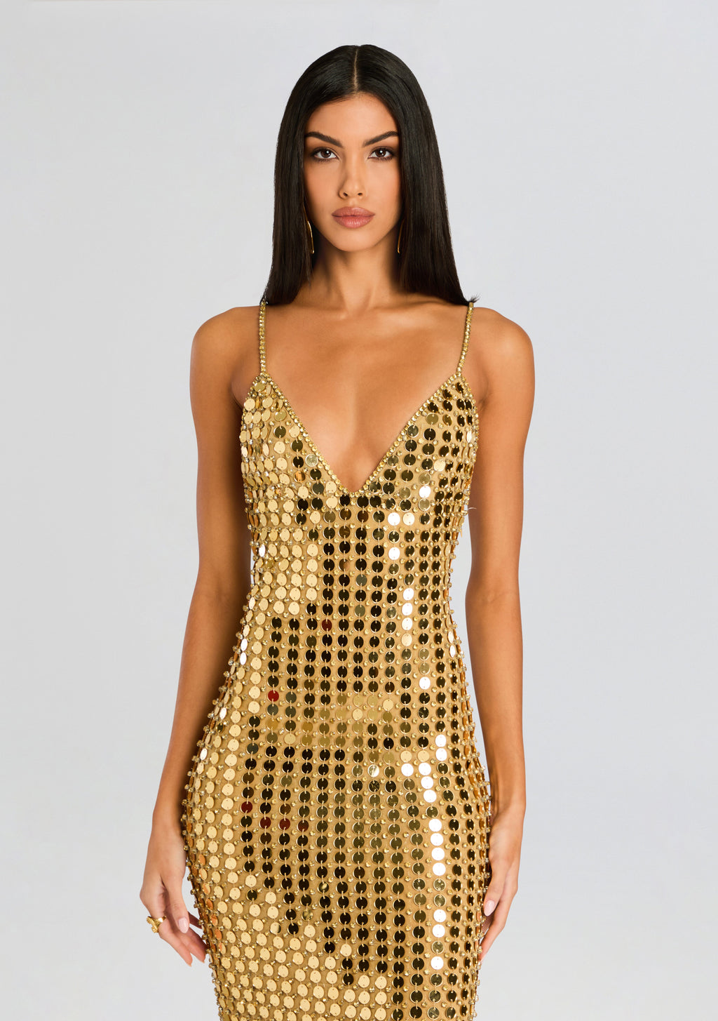 Perri Dress by retrofête in Gold, product image 5