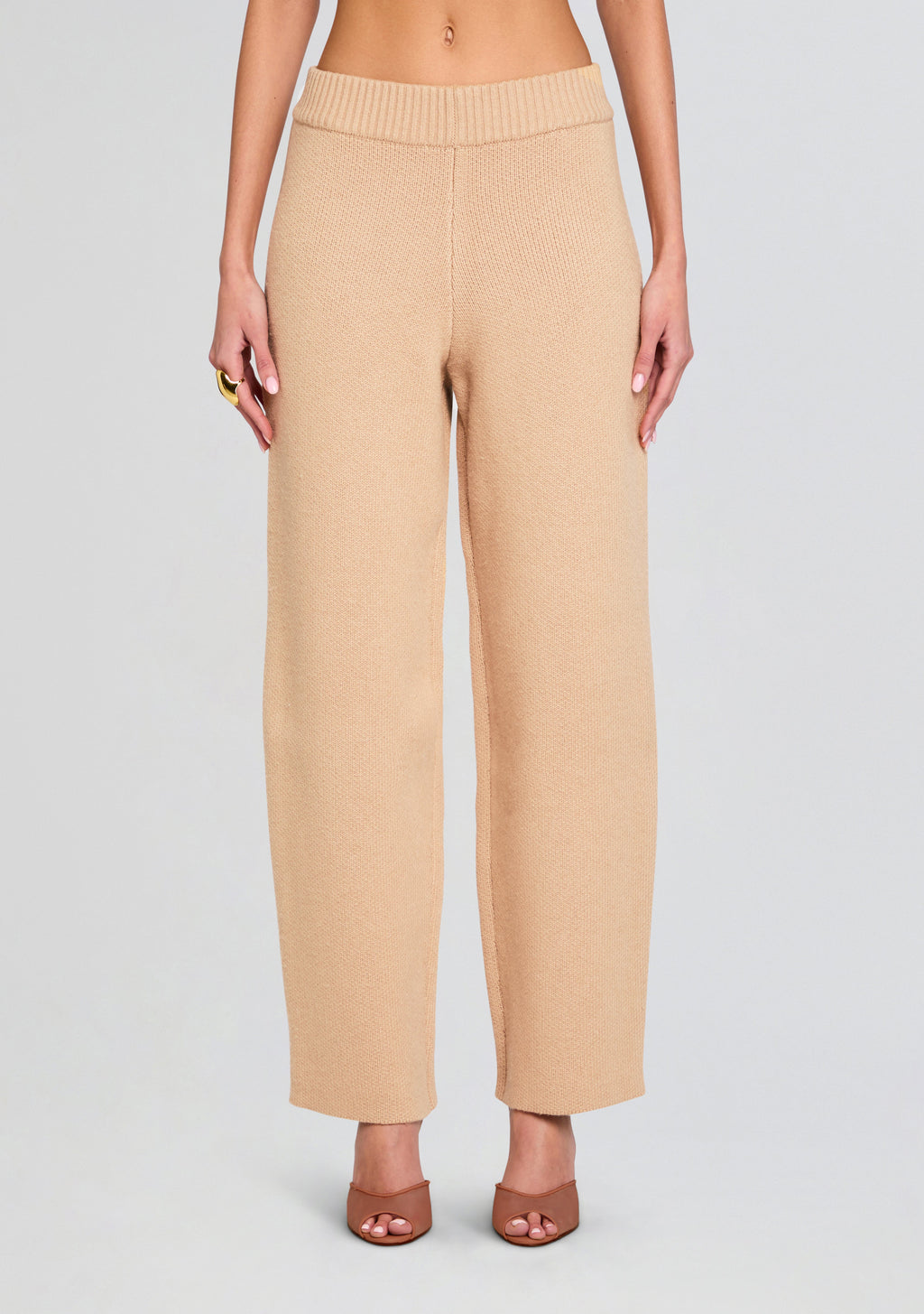 Amara Pant by SEROYA in Tan, product image 1