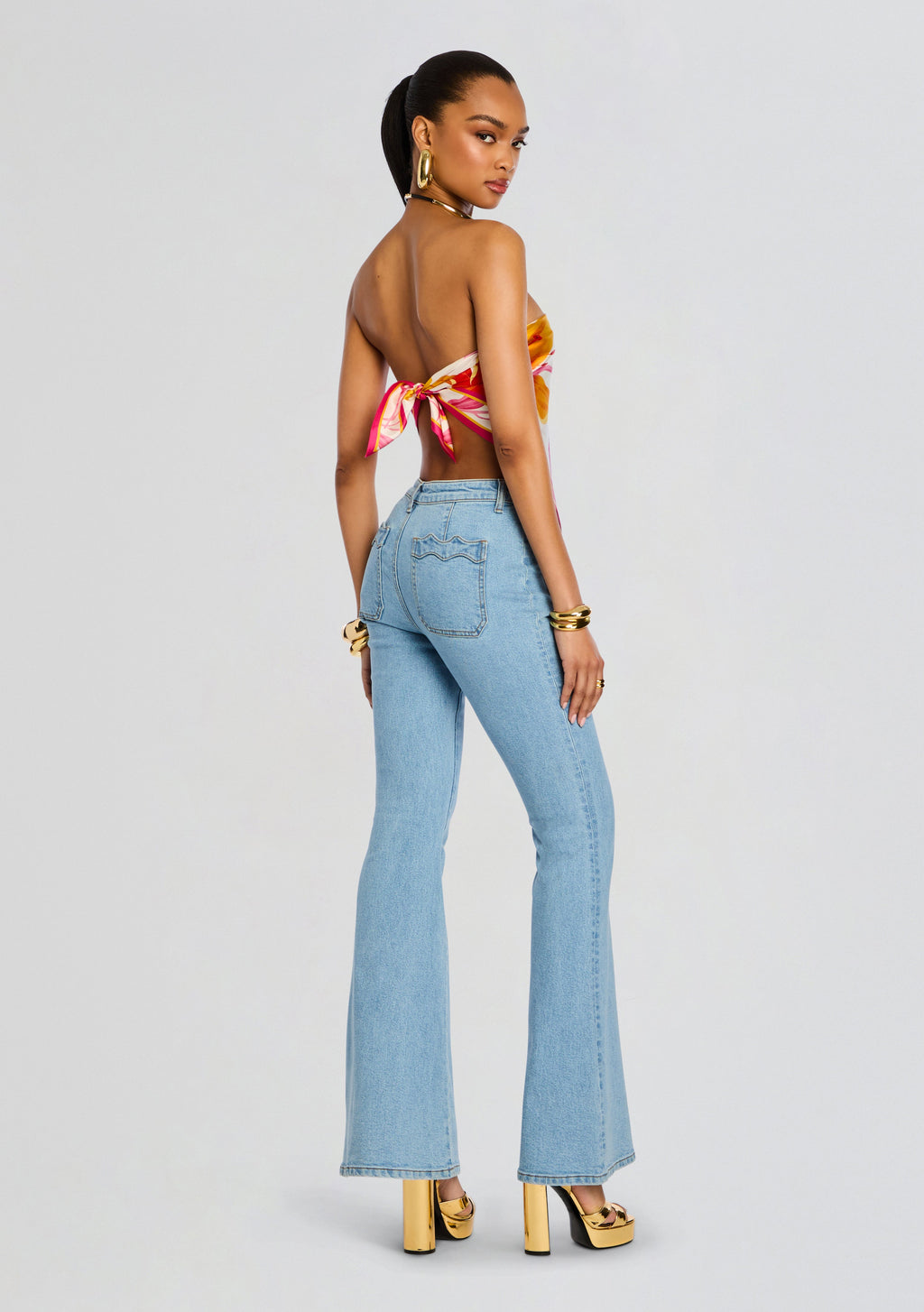 Esperanza Denim Pant by retrofête in Mercer, product image 5