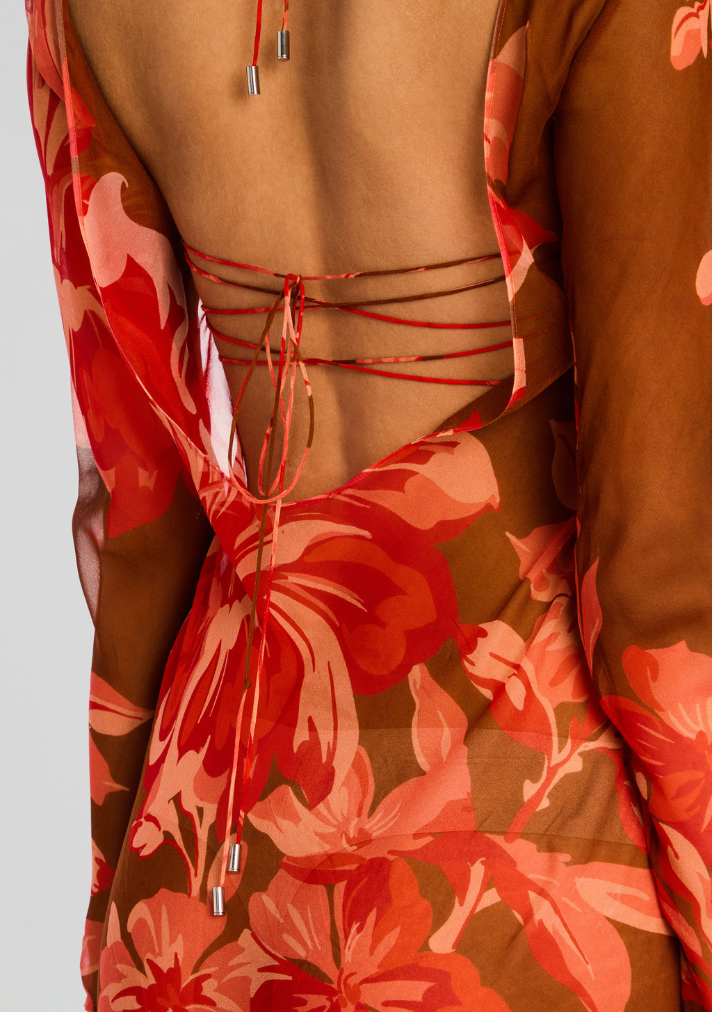 Vienna Silk Dress by retrofête in Geranium Reverie, product image 3