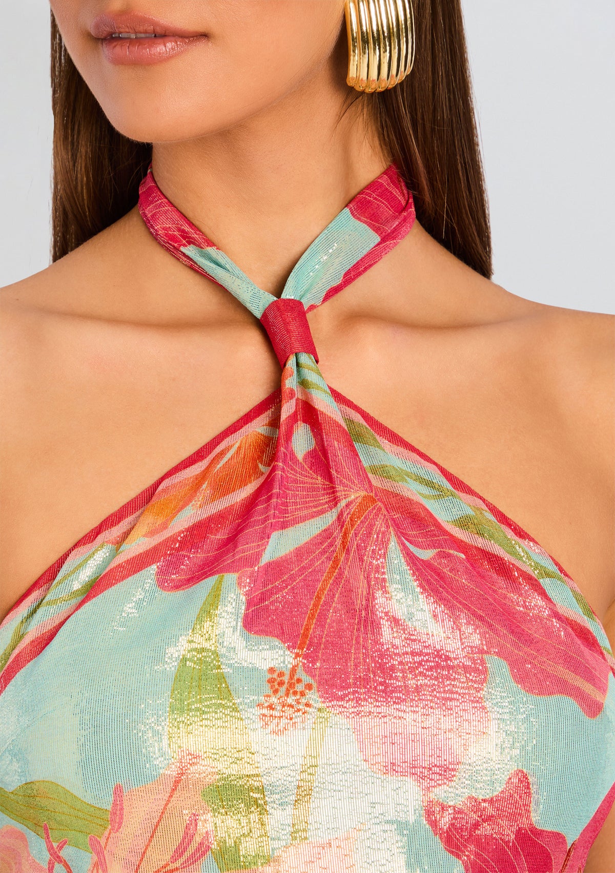 Callie Top by retrofête in Aqua Primavera, product image 2
