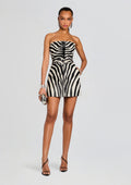 Manon Dress by retrofête in Zebra, product image 1
